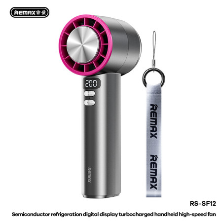 Ventilateur Portable Remax RS-SF12 - Violet · Smarty Paris