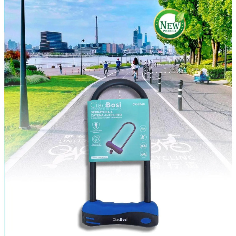 Antivol à chaîne type U CIAOBOSI CX-9548 · Smarty Paris