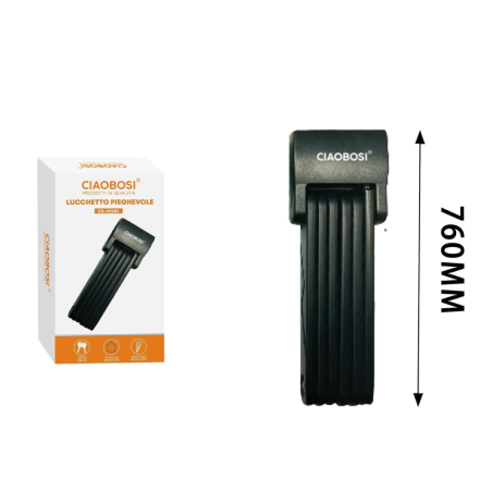 Antivol pliant en acier allié + ABS CIAOBOSI | Smarty Paris 