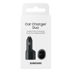 Chargeur allume-cigare USB-C + USB-A Samsung 45W+15W EP-L5300XBEGWW - Noir - Retail Box (Origine) — Samsung · Smarty Paris 18e ·