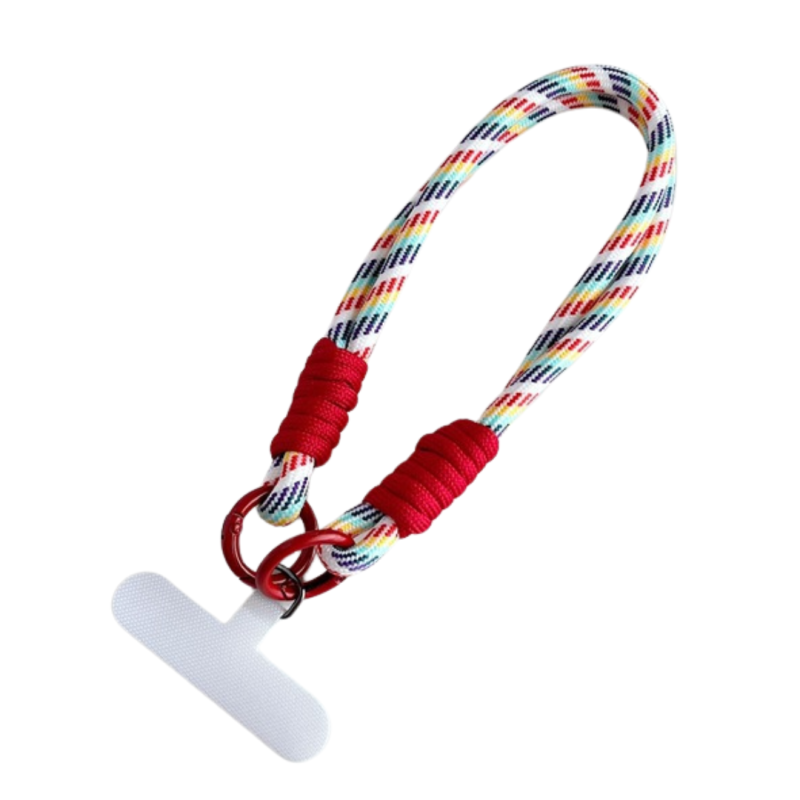 Collier de Coque de Téléphone en nylon avec Carte blanc - Coloré - 30CM — ECO · Smarty Paris 18e