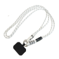 Collier de Coque de Téléphone en nylon avec Carte noir - Blanc Noir - 1M — ECO · Smarty Paris 18e