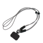Collier de Coque de Téléphone en nylon avec Carte noir - Noir Gris - 1M — ECO · Smarty Paris 18e