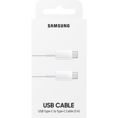 Câble Type-C / Type-C Samsung 5A 100W Blanc - | Smarty Paris