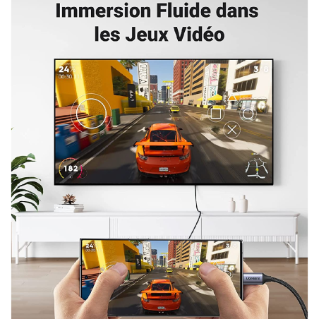 Câble Type-C / HDMI 4k - UGREEN 50570 - 1.5M — Ugreen · Smarty Paris 18e