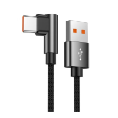 Câble USB / USB-C Coudé 90 Degrés Nylon Tress | Smarty Paris