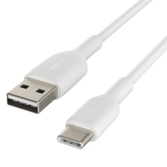 Câble USB-C / USB-A 1M BELKIN CAB001BT1MWH - | Smarty Paris 