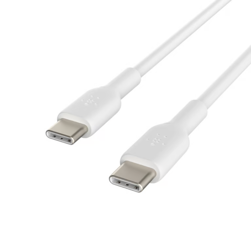 Câble USB-C / USB-C 1M BELKIN CAB003bt1MWH - Blanc — Belkin · Smarty Paris 18e