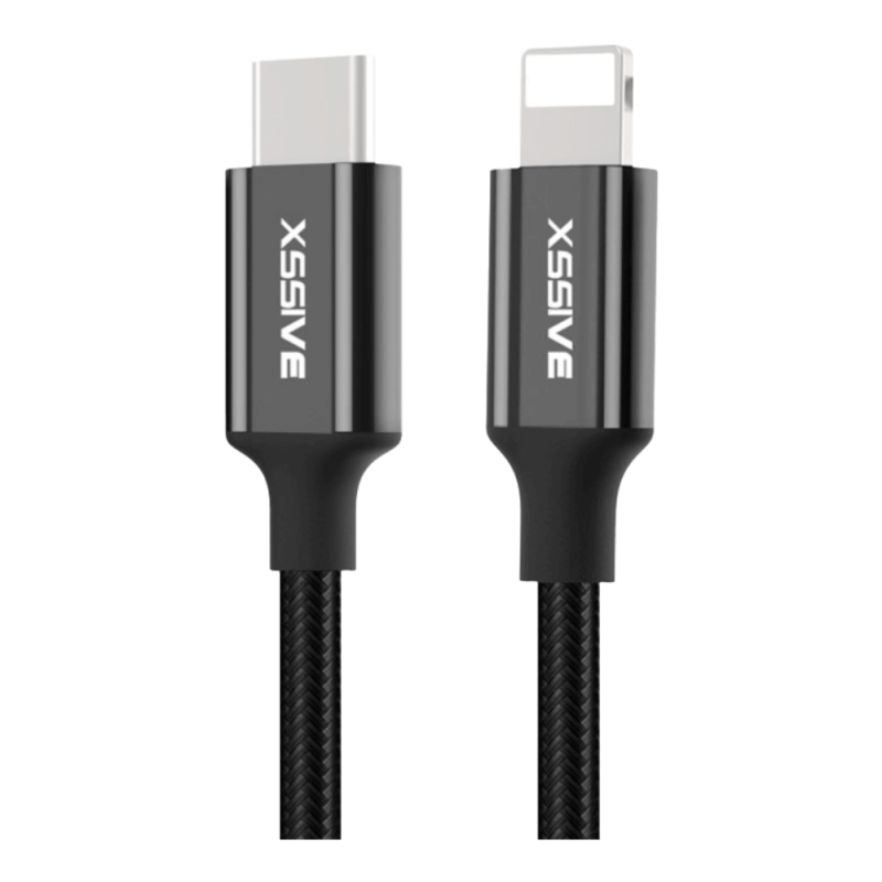 Câble USB-C / Lightning 3M XSSIVE XSS-BR3MCL — Accessoire · Smarty Paris 18e