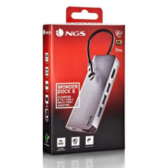 Adaptateur NGS Wonder Dock 8 USB - C Multipor | Smarty Paris