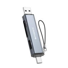 Lecteur de carte USB2.0 USB-A/USB-C XSSIVE XS | Smarty Paris
