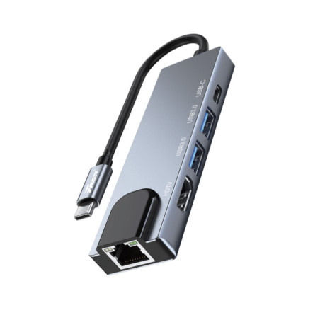 Adaptateur Multifonction 5-en-1 Type-C vers L | Smarty Paris