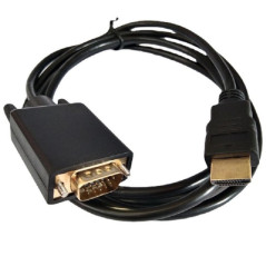Câble HDMI / VGA - 1080P HDMI mâle vers VGA mâle - 1.8M — ECO · Smarty Paris 18e