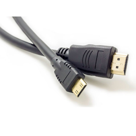 Câble Mini HDMI / HDMI - mâle / mâle - Noir — ECO · Smarty Paris 18e
