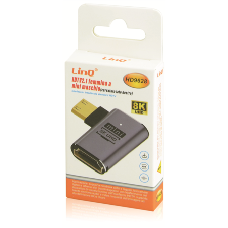 Adaptateur Mini HD vers HD femelle LinQ HD9628 — LinQ · Smarty Paris 18e