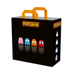 Sac Cabas Shopping Cousus Pac-Man - Noir | Smarty Paris 18e