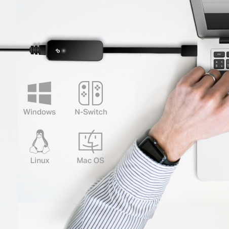 Adaptateur USB Ethernet Gigabit pour Nintendo Switch et ordinateurs TP-Link UE306 — TP-Link · Smarty Paris 18e