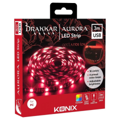 Bande lumineuse Konix Aurora 3 m USB | Smarty