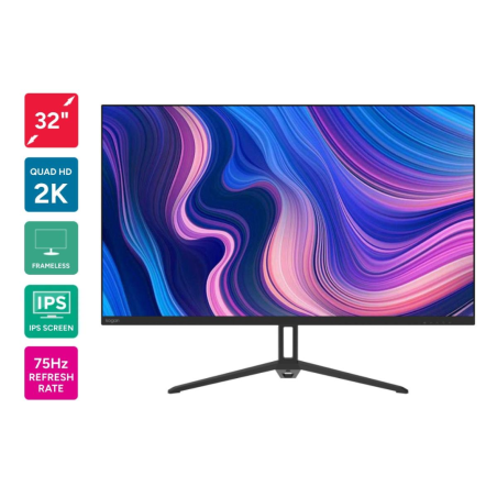 Écran IPS 32" 2K 75Hz Sans Bordure · Smarty Paris | -41% au 