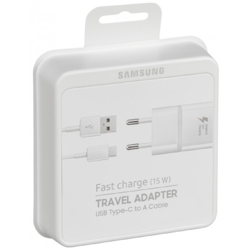 Kit Chargeur USB / Micro Samsung 15W Blanc - Retail Box (Origine) — Samsung · Smarty Paris 18e