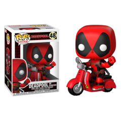Figurine Funko Pop! Deadpool on Scooter Bobbl | Smarty Paris