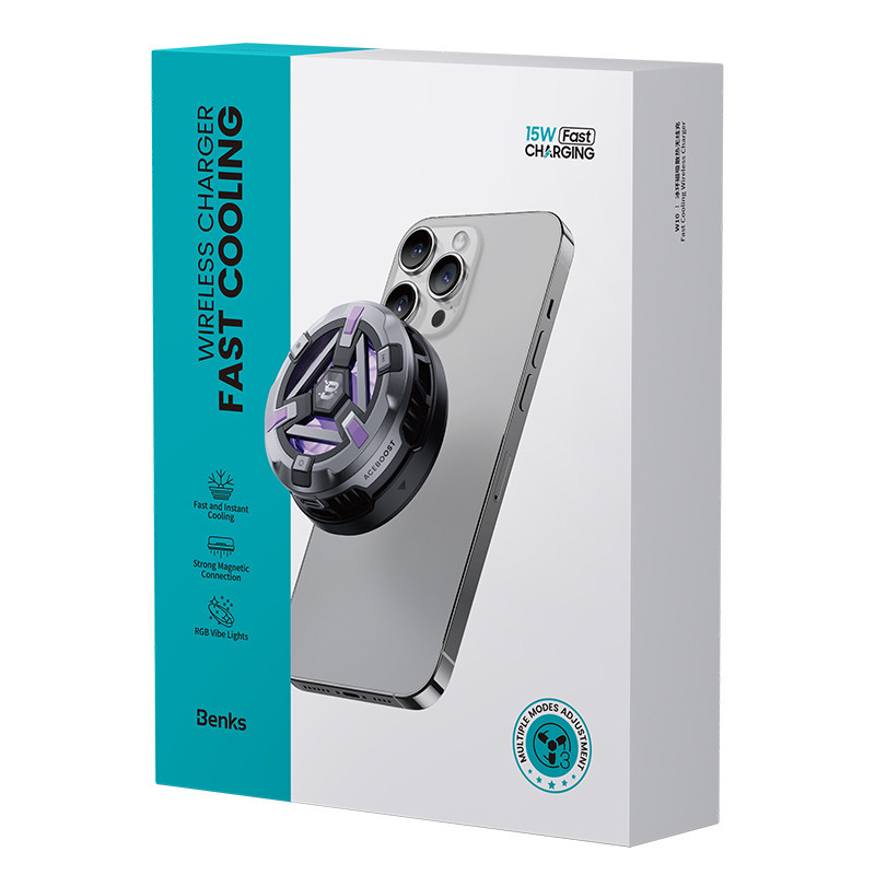 Chargeur Sans Fil MagClap™ Biliz Cooling Benks - Refroidissement et Recharge Rapides pour Votre Smar… — Benks · Smarty Paris 18e