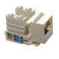 Adaptateur de connecteur de module de prise RJ45 Cat6 Cat5E Keystone sans Outil — ECO · Smarty Paris 18e