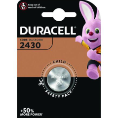 Pile Bouton DURACELL LITHIUM DL/CR2430 1pc | Smarty Paris 18