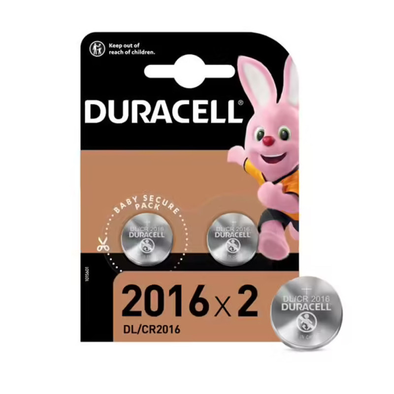 Pile Bouton DURACELL LITHIUM DL/CR2016 x 2pcs — Duracell · Smarty Paris 18e