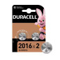 Pile Bouton DURACELL LITHIUM DL/CR2016 x 2pcs — Duracell · Smarty Paris 18e