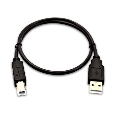 Câble Imprimante USB 2.0 A mâle/B mâle - 0,5m | Smarty Paris