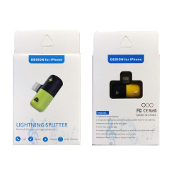 Adaptateur Lightning pour Charge et Ecouter (Compatible) — ECO