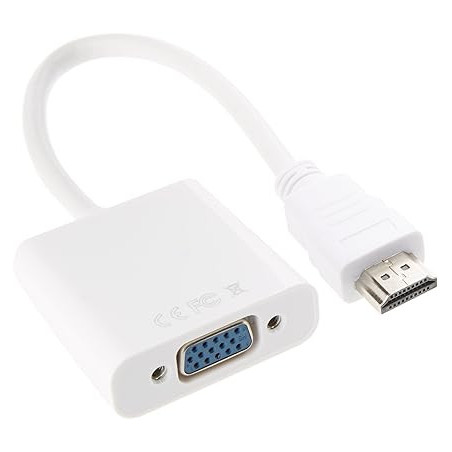 Adaptateur HDTV vers VGA - 25CM - Blanc | Smarty Paris 18e
