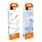 Câble en Silicone USB/USB-C 1M Blanc - WUW X224 Câble en Silicone USB/USB-C 1M Blanc - WUW X224