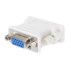 Adaptateur DVI-D vers VGA - Blanc | Smarty Paris 18e