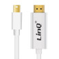 Câble Vidéo Mini DisplayPort Mâle / HDMI Mâle 1.8m LinQ MDH-18B — LinQ · Smarty Paris 18e