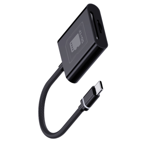 Lecteur de Cartes SD/TF 2.0 USB-C - LinQ ID79 | Smarty Paris
