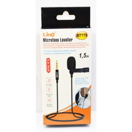 Câble Micro-cravate Jack 3.5mm LinQ M7779 | Smarty Paris 18e