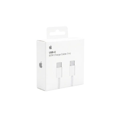 Câble USB‑C / USB-C Nylon Tressé 60W MQKJ3ZM/A - 1M - Retail box (Appl