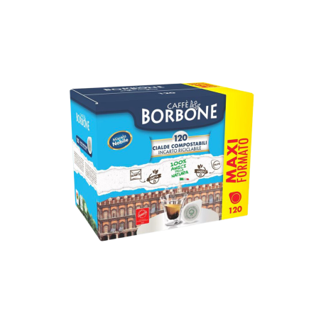 Dosettes en papier ESE 44mm Borbone Cialda Espresso Miscela Nobile 120