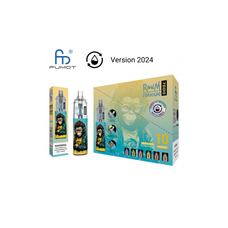 Vapoteuse E-liquide rechargeable - Fumot RandM Tornado - 7000 puffs 15