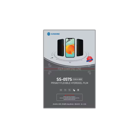 Film Protection Hydrogel Anti Espion SS-057S - 50 Pcs (Code SUNSHINE)