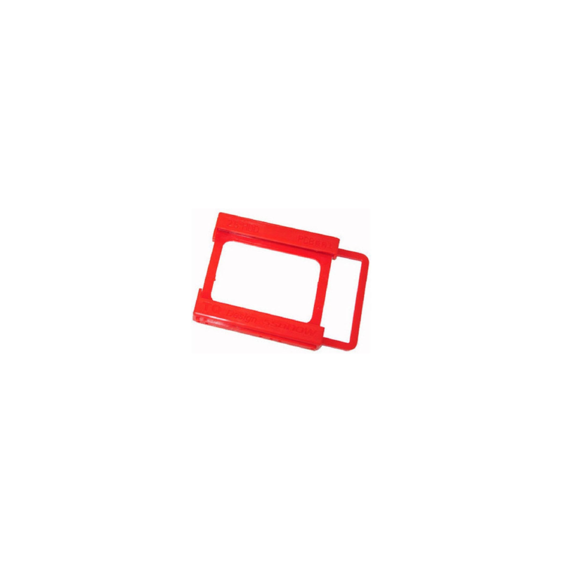 Support de Montage Universel pour Disque Dur de 2,5 à 3,5" - Rouge