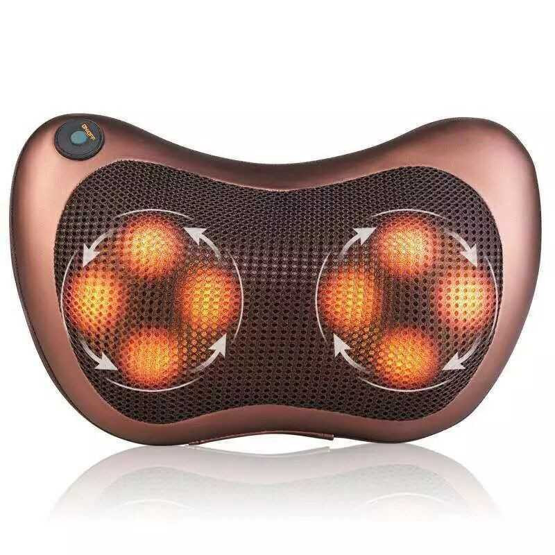 Electric massage pillow ECO – heated brown Electric massage pillow ECO – heated brown
