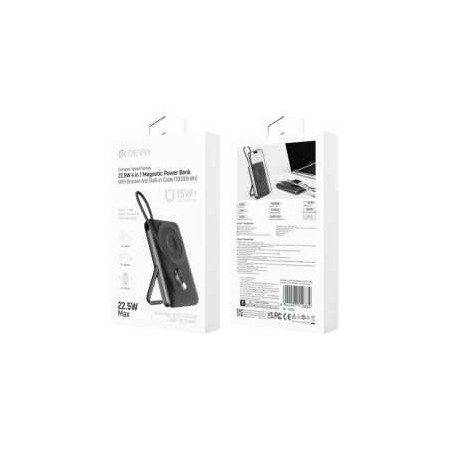 Power Bank Magnétique Sans Fil 10000 mAh 22.5W Devia Extreme Speed Ser