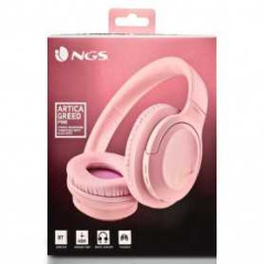 Casque Sans Fil NGS Artica Greed Pink Avec Microphone - Rose - Audio R