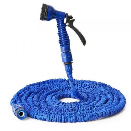 Tuyau haute pression télescopique 30 m bleu | Smarty