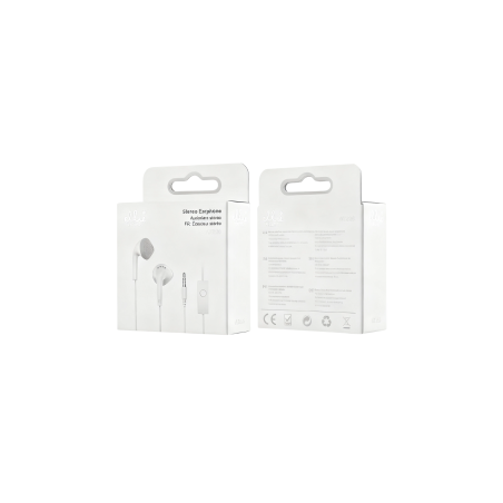 Écouteurs Stéréo Jack 3.5mm Ellietech AT226 – Blanc - Audio Ref A3596