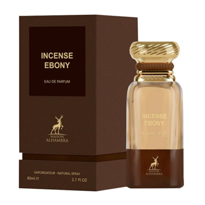 Eau de Parfum Maison Alhambra Incense Ebony - unisex - 80ml · Smarty Paris Beauté