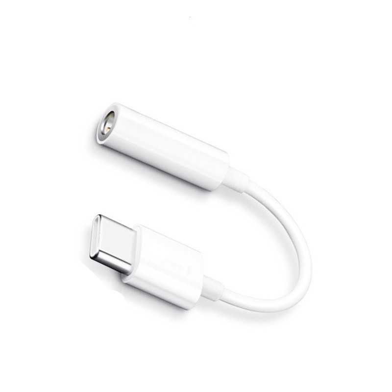 Adaptateur écouteur Type-C à 3.5mm - Vrac (Compatible) Adaptateur écouteur Type-C à 3.5mm - Vrac (Compatible)